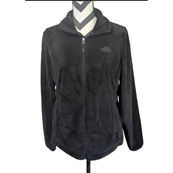 The North Face Women's Osito Black Fleece Full Zip Jacket Medium M - Picture 1 of 6